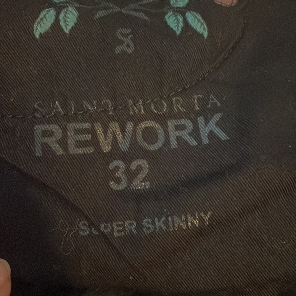 Saint Morta Rework Distressed Skinny Jeans - Picture 6 of 14